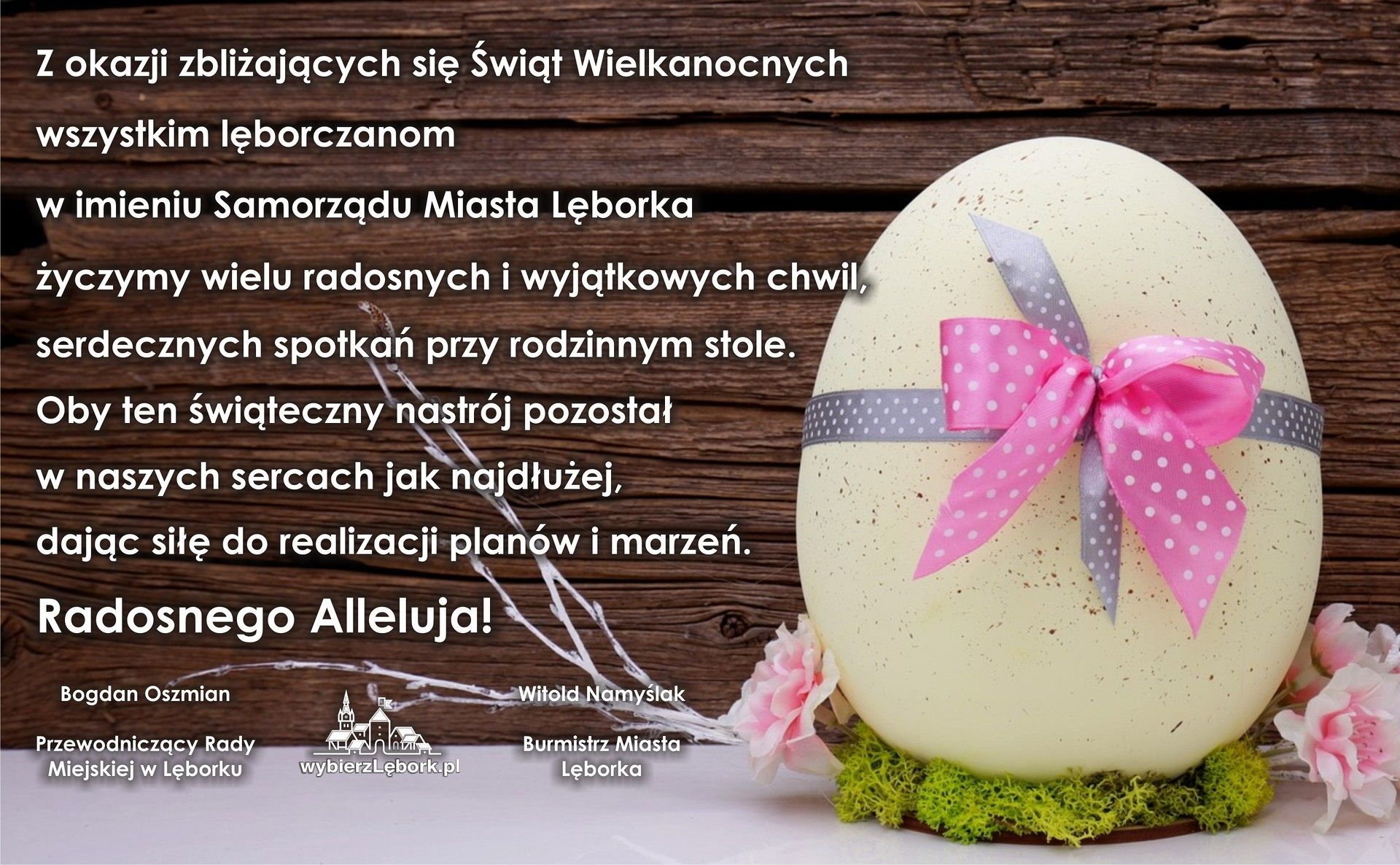 Z okazji zbliżających się Świąt Wielkanocnych