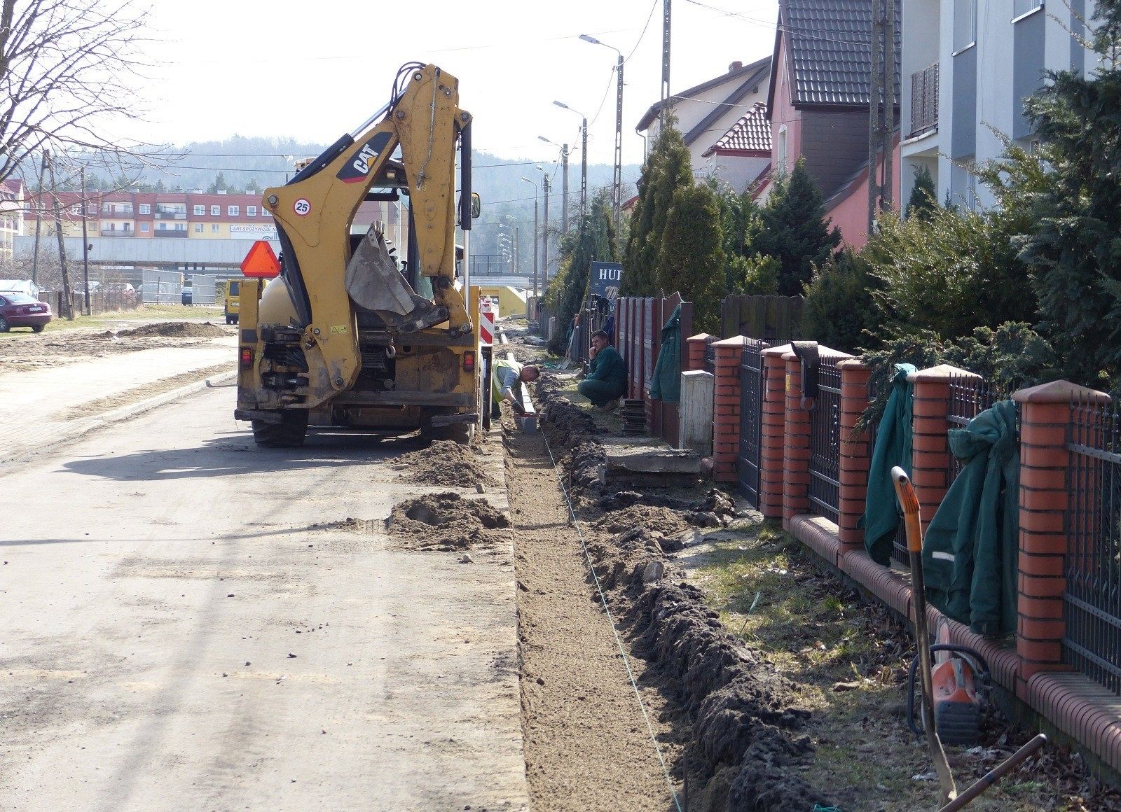 Budowa kanalizacji deszczowej przy ulicy Sportowej