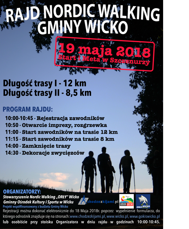 Rajd Nordic Walking w Wicku