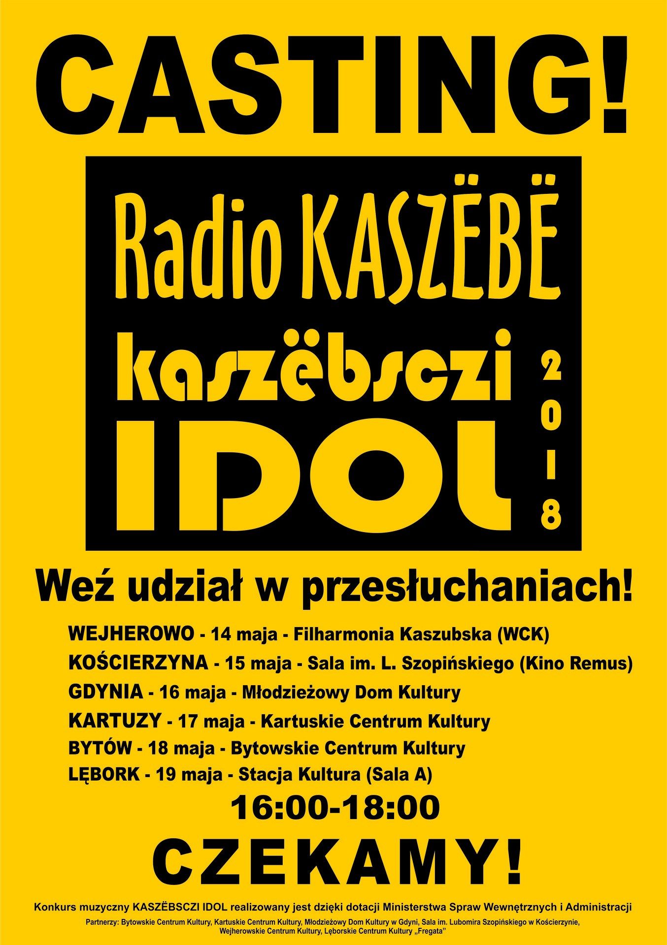 Kaszubski Idol – przesłuchania wkrótce!