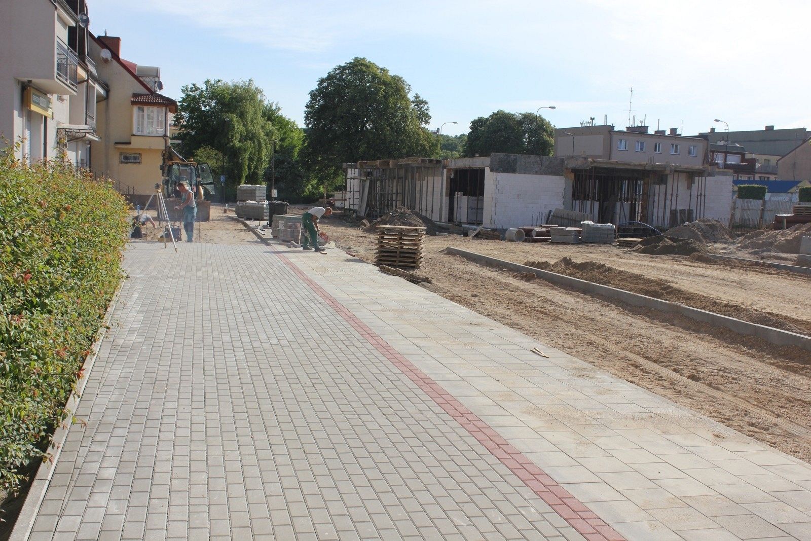 Parking w budowie. Czas na roboty brukarskie