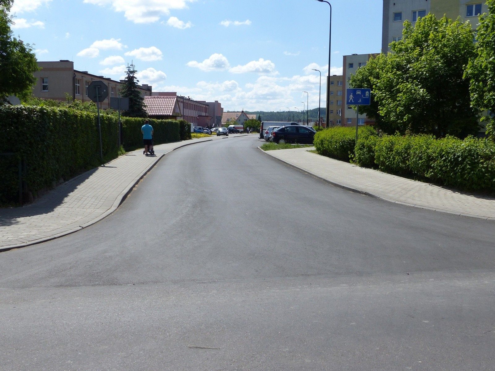 Remont ulicy i chodnika przy E. Plater