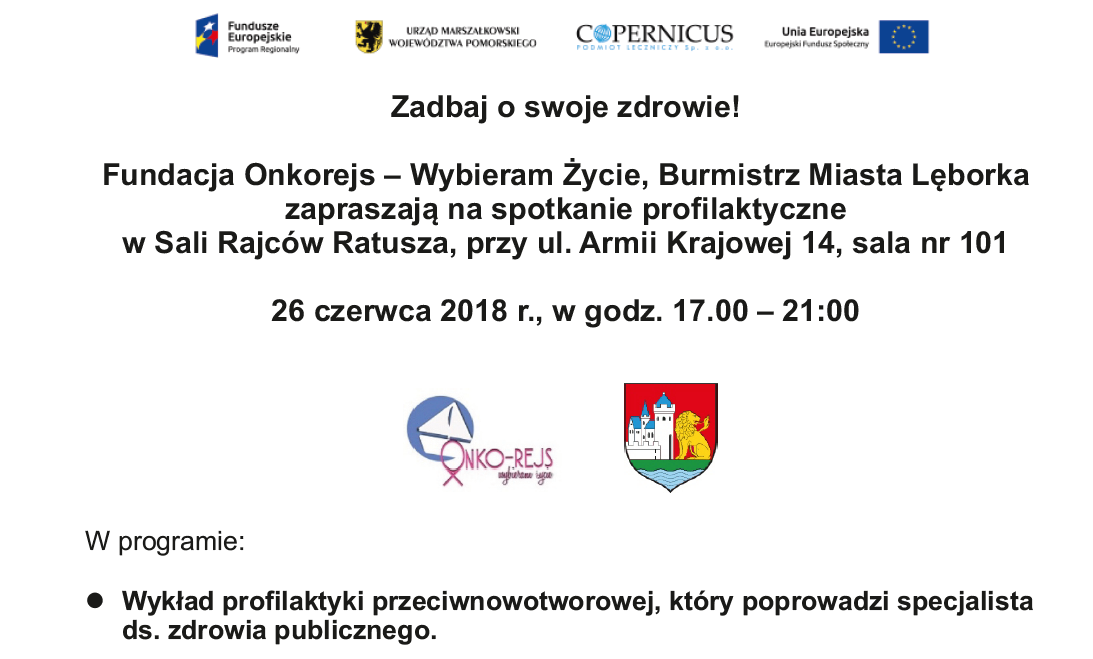26 czerwca spotkanie profilaktyczne o nowotworze