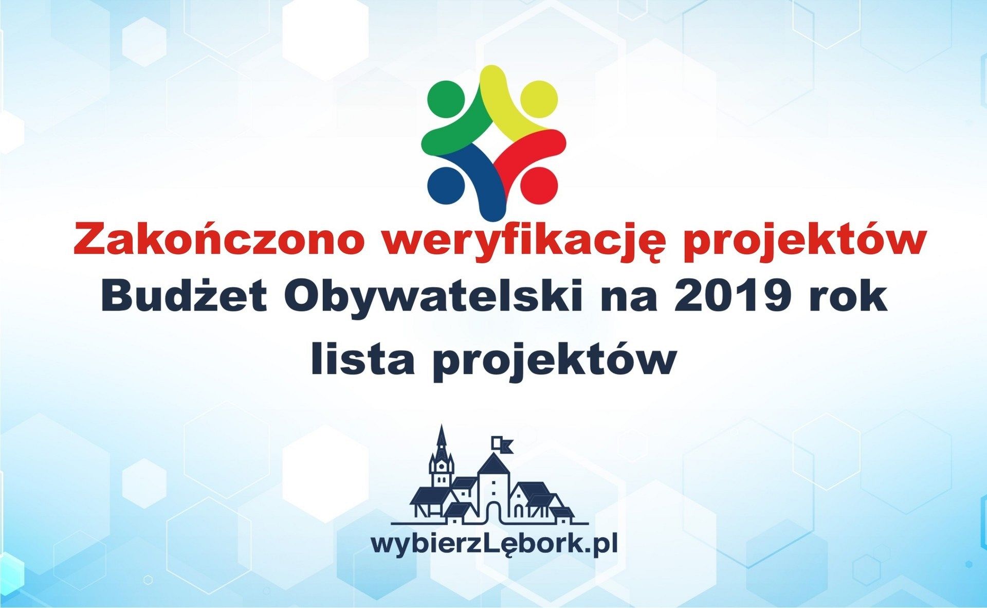 Zakończyła się weryfikacja projektów