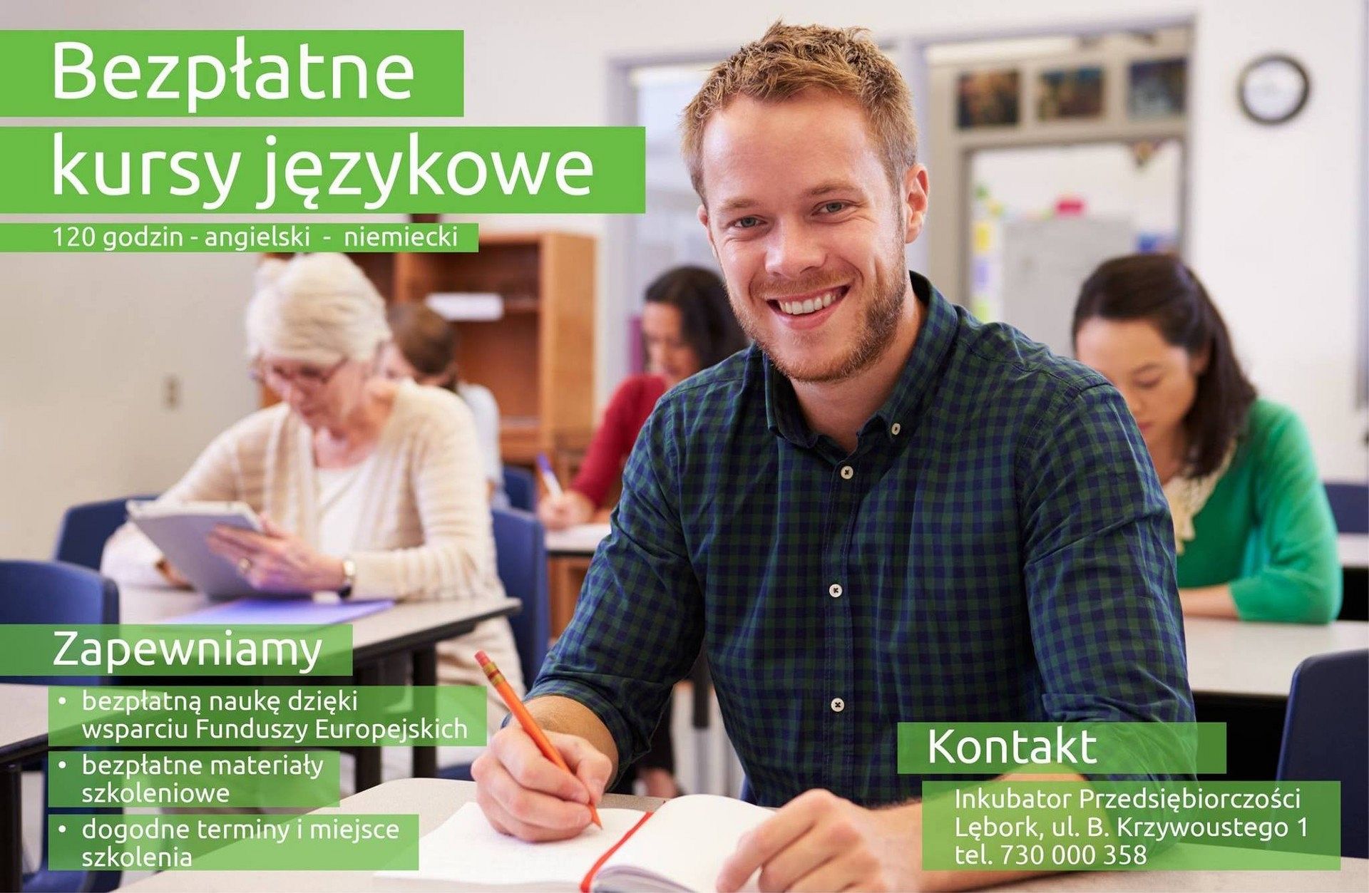 Bezpłatne kursy języka angielskiego i niemieckiego