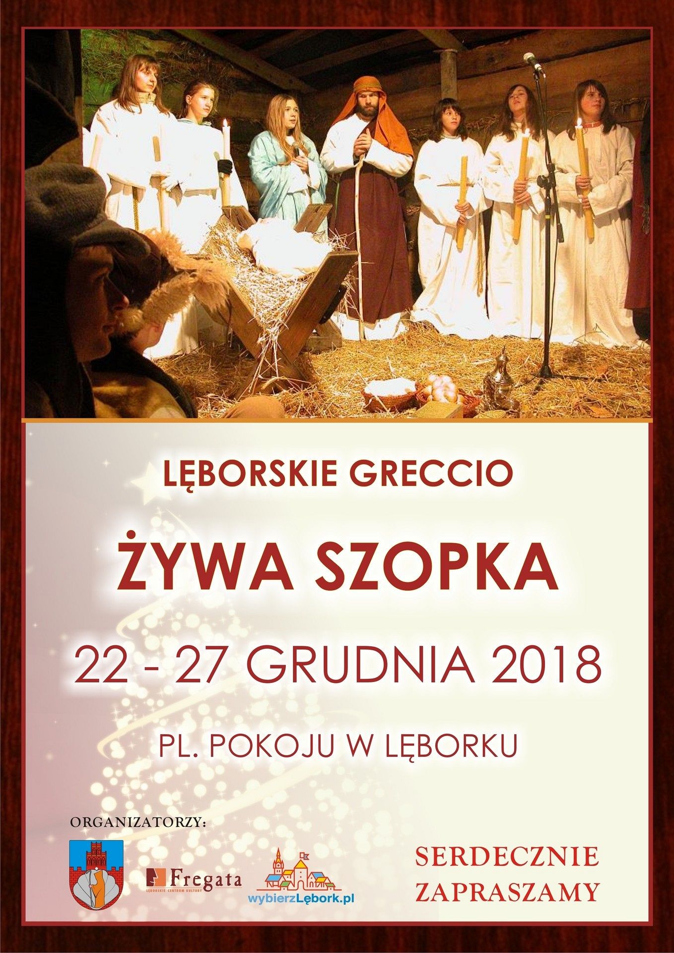 Żywa szopka na Pl. Pokoju