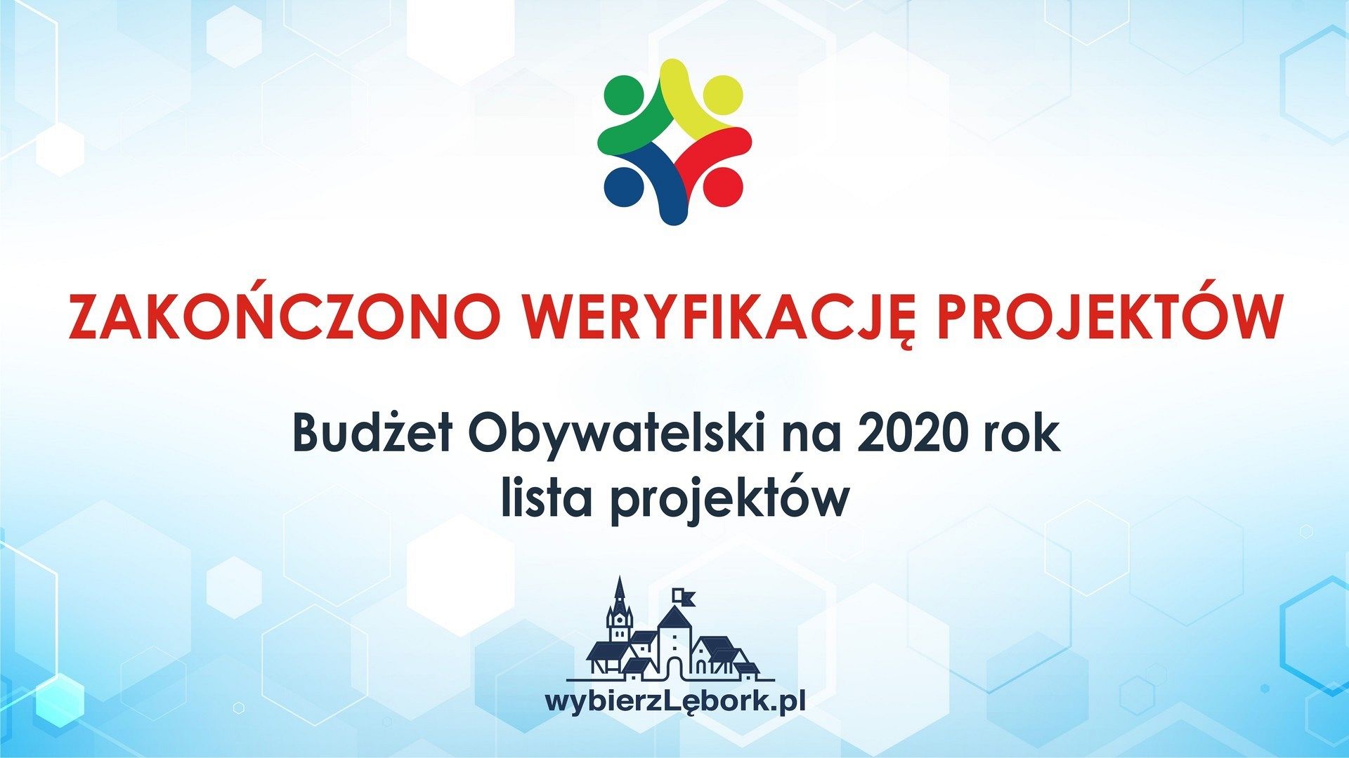 Zakończył się etap weryfikacji projektów złożonych