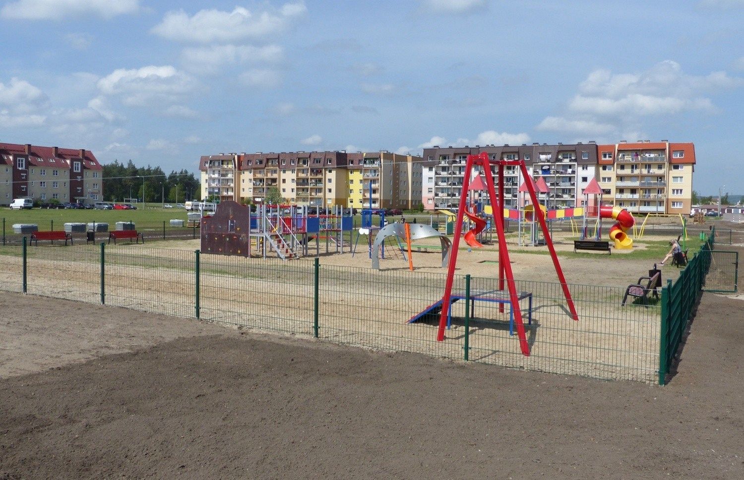 Nowy plac zabaw na Osiedlu Sportowa