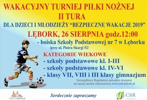 Wakacyjny Turniej Piłki Nożnej - II tura
