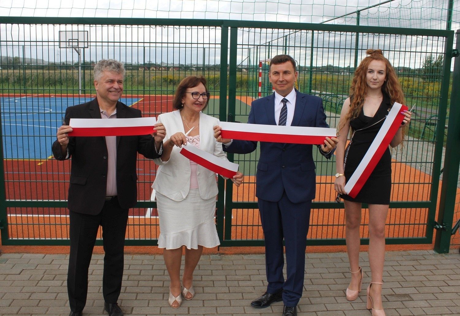 Otwarcie boiska przy Powiatowym Centrum