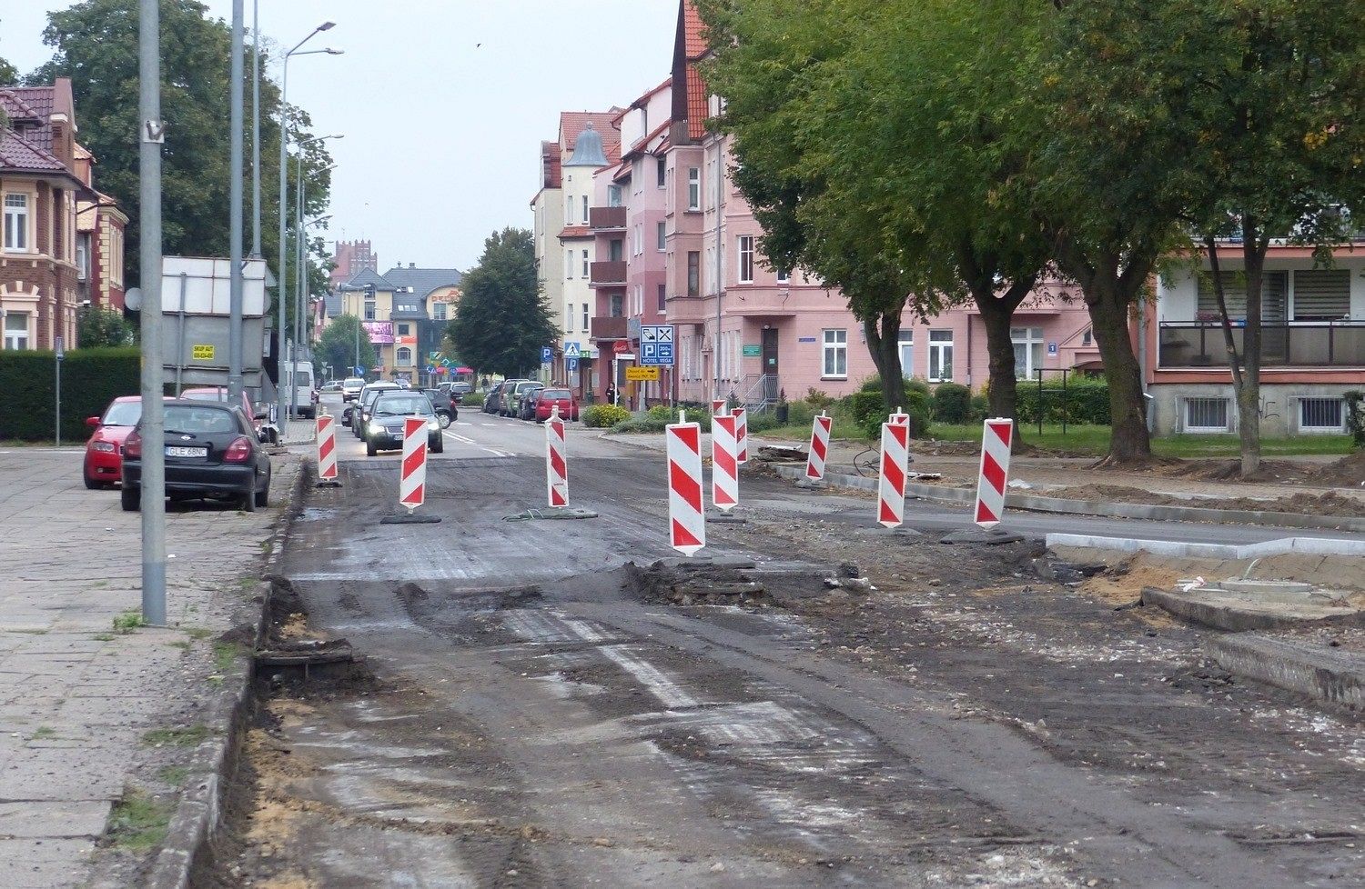Zamknięty jeden pas ulicy Wojska Polskiego!