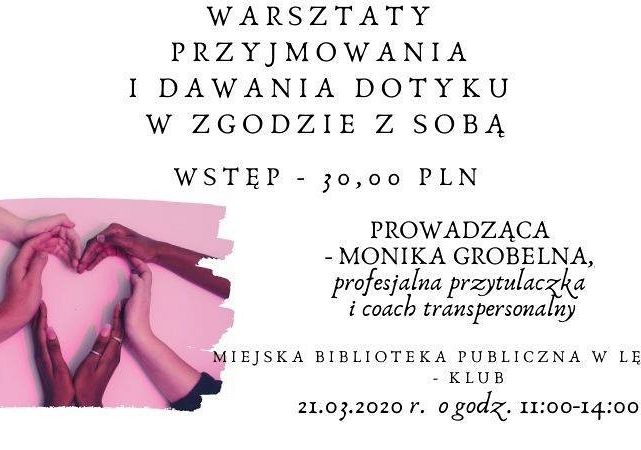 Warsztaty dawania i przyjmowania dotyku w zgodzie 35771