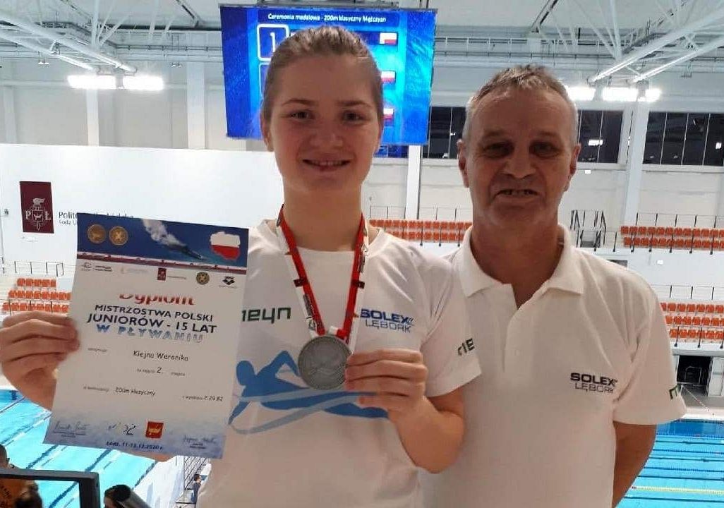 Weronika Klejna bije rekord Lęborka w pływaniu 37674