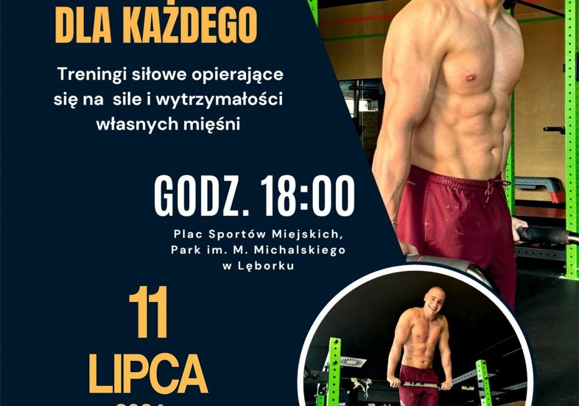 Kalistenika dla każdego - drugi trening 55774