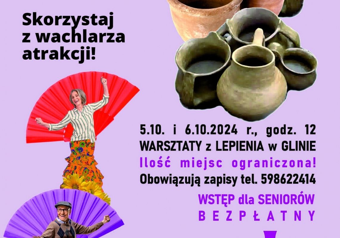 Weekend seniora z kulturą - warsztaty lepienia w 57804