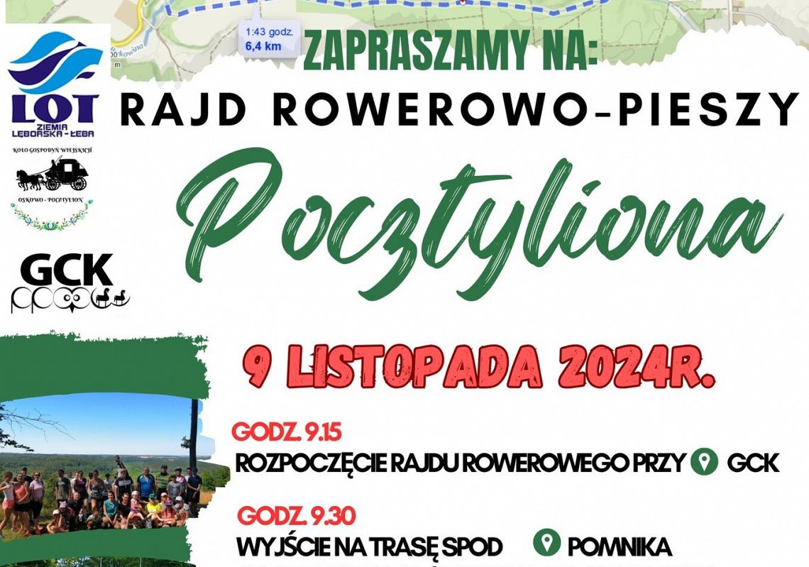 Rajd rowerowo-pieszy Pocztyliona 58732