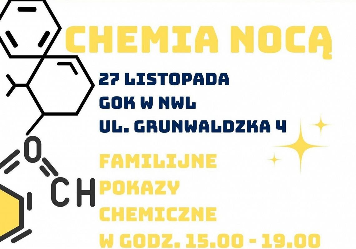 Chemia nocą w GOK w NWL 59169