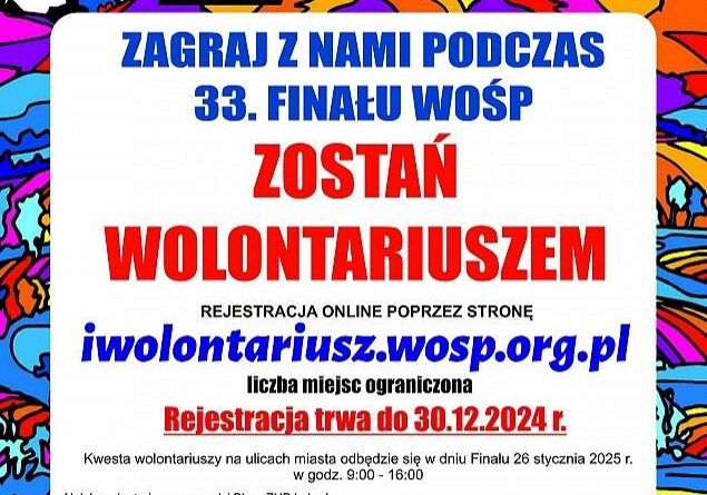 Zostań wolontariuszem WOŚP 60229