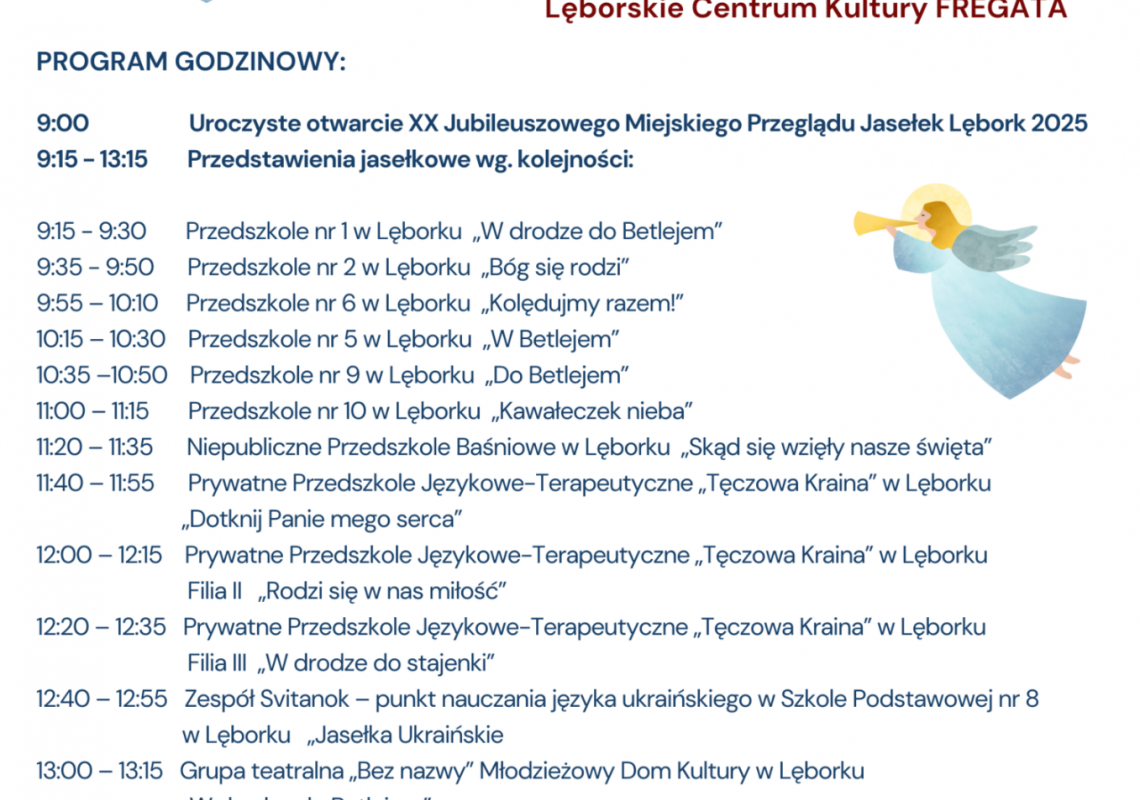 XX Jubileuszowy Miejski Przegląd Jasełek Lębork 60369