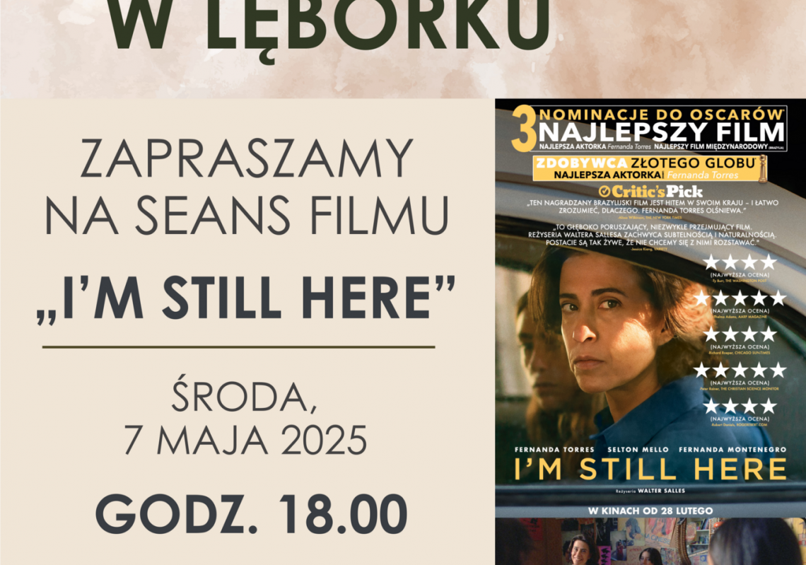 Majowy dyskusyjny klub filmowy 62570