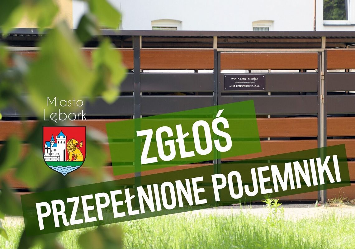 Usprawniamy odbiór odpadów – zgłoś przepełnione 63421