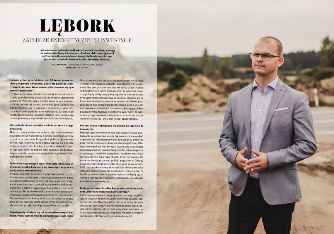 Atom na Pomorzu a Lębork - wywiad z burmistrzem 63779