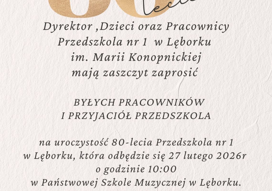 Jubileusz 80-lecia Przedszkola nr 1 im. Marii 71545