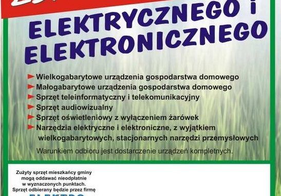 14 września - zbiórka zużytego sprzętu 6737