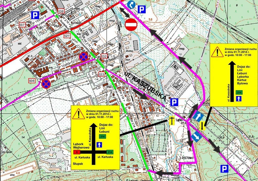 Zmieniona organizacja ruchu 1 listopada w rejonie 10206