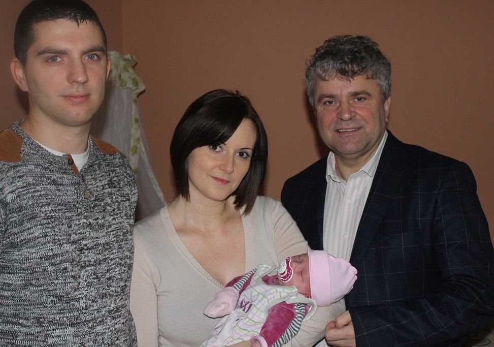 Wizyta Burmistrza u pierwszego dziecka urodzonego 10542