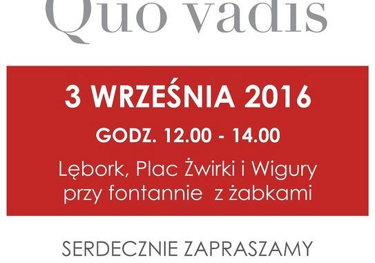 W sobotę Narodowe Czytanie "Quo vadis” 15859