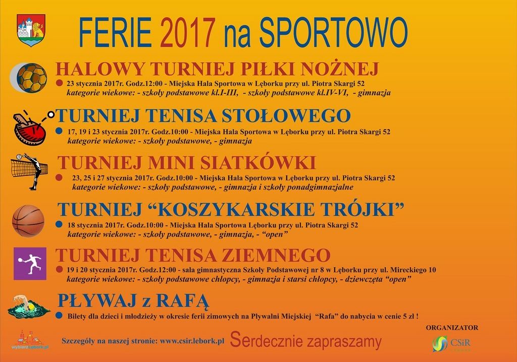 Ferie na sportowo 2017 17541