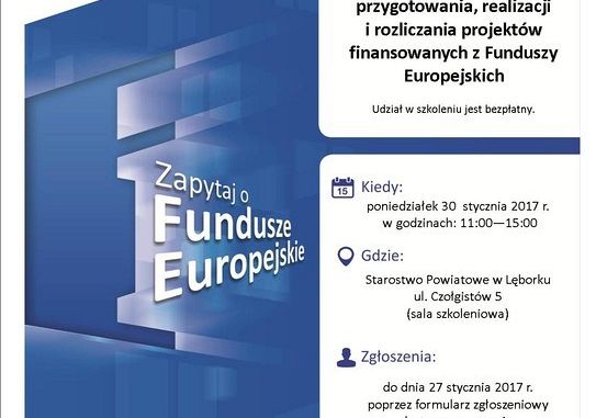 Szkolenie dotyczące projektów unijnych 17771