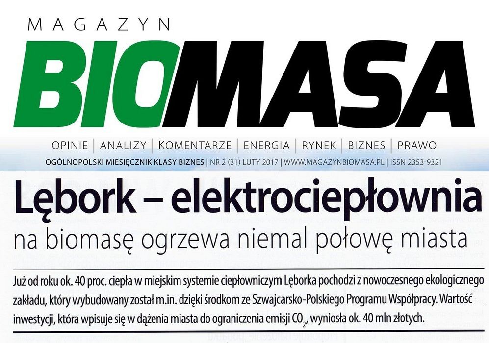 O lęborskiej elektrociepłowni w magazynie BIOMASA 18103