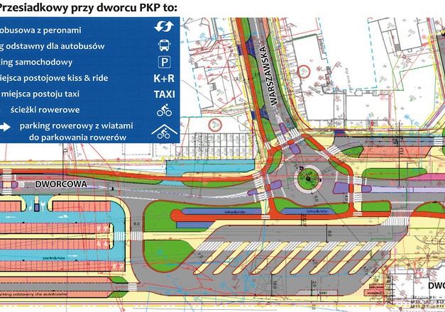 Węzeł Przesiadkowy przy dworcu PKP z dotacją 20456