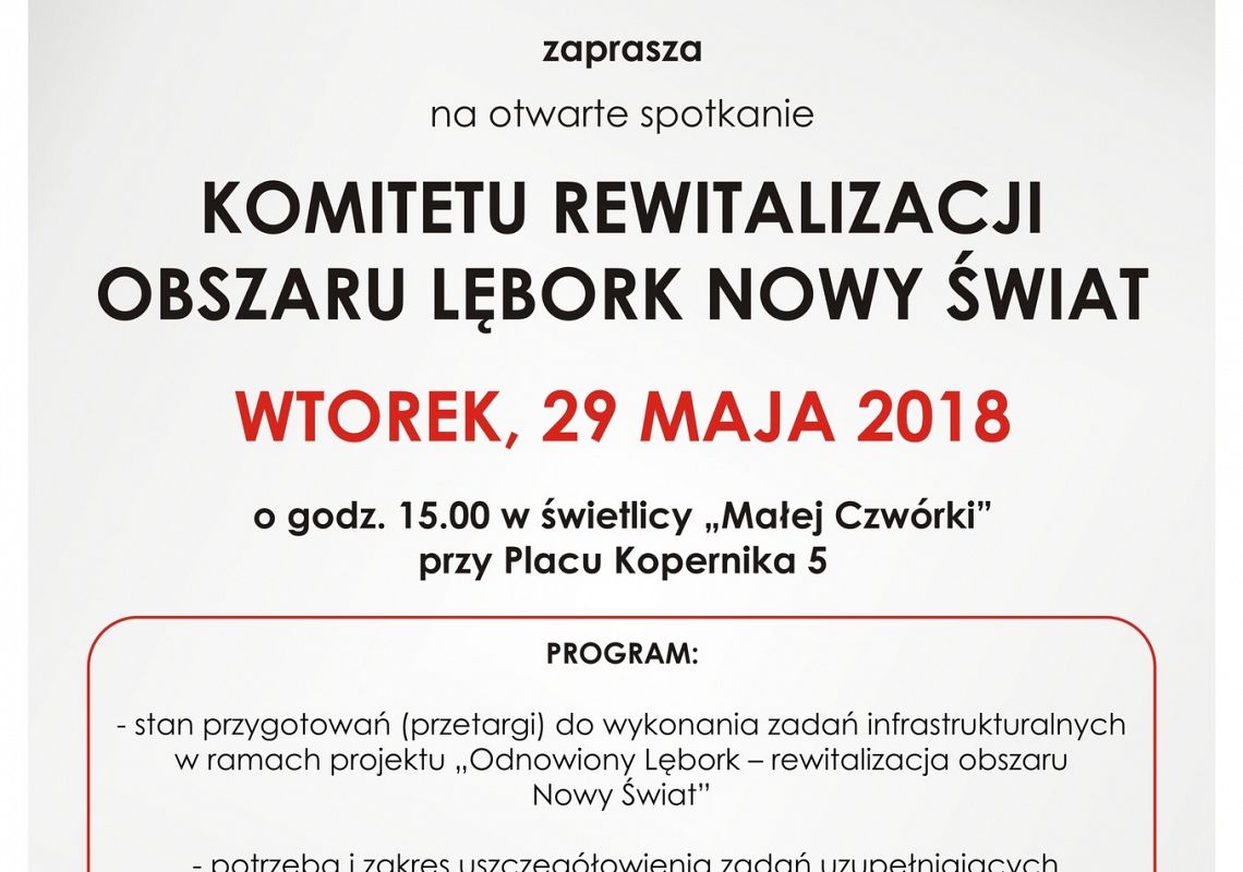Rewitalizacja Lębork Nowy świat - otwarte 24636