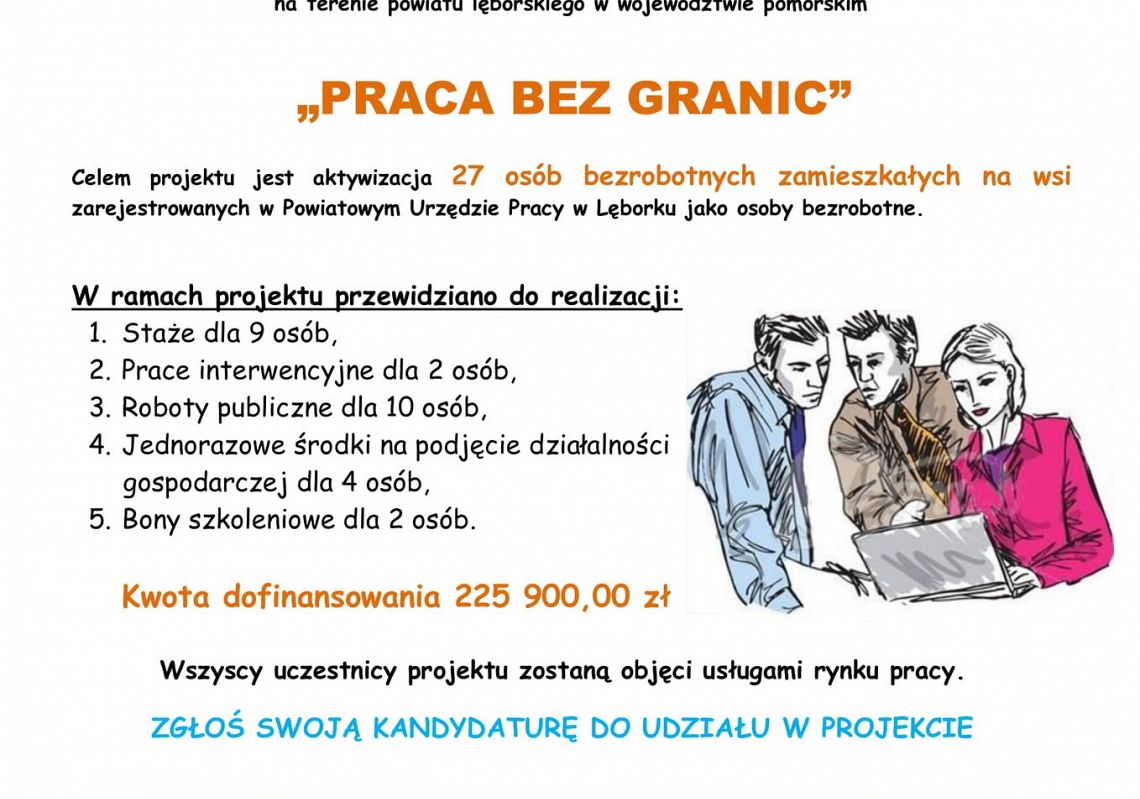 Projekt Urzędu Pracy pn. „Praca bez granic" 25487