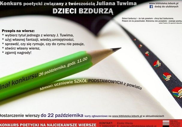 Dzieci bzdurzą - konkurs poetycki oparty na 26854