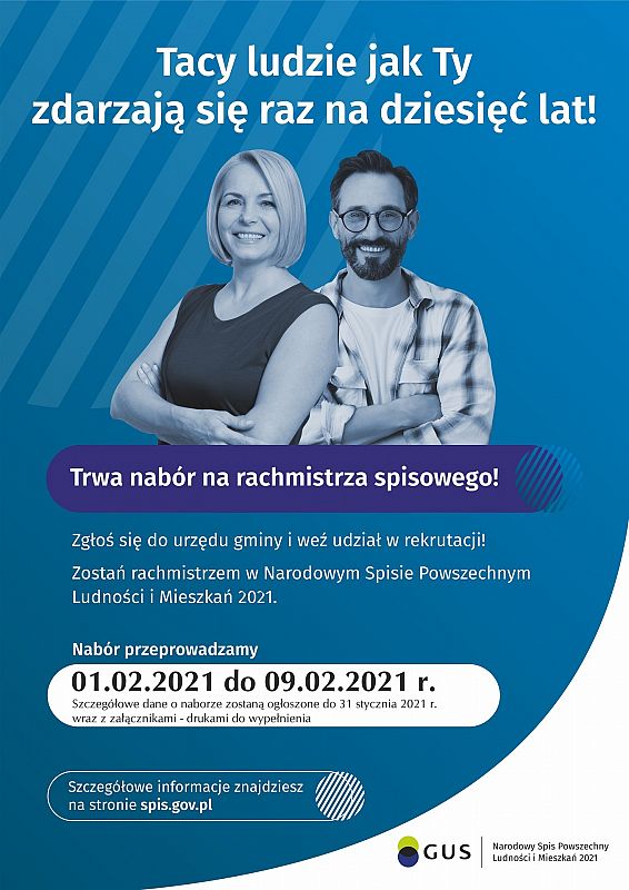 Trwa nabór na rachmistrza spisowego 37873