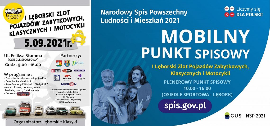 Mobilny punkt spisowy na I Lęborskim Zlocie 39806