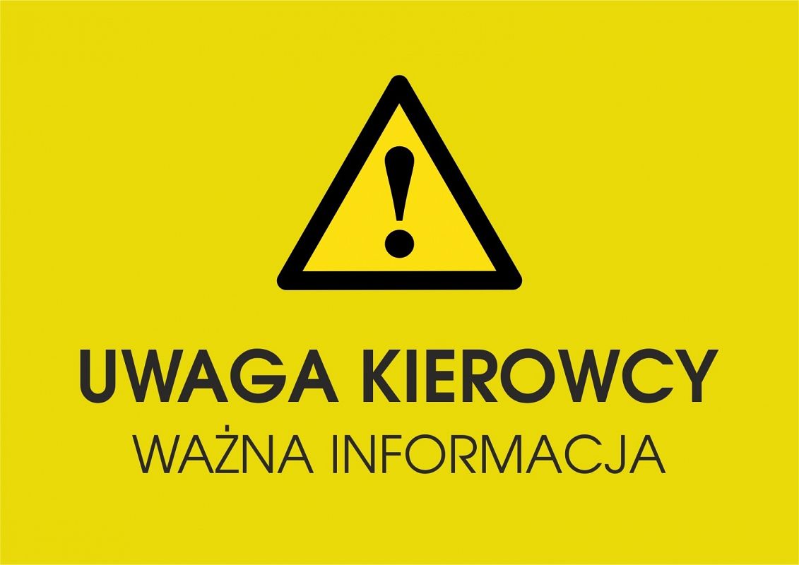 Uwaga! Utrudnienia w ruchu drogowym w Lęborku 43853