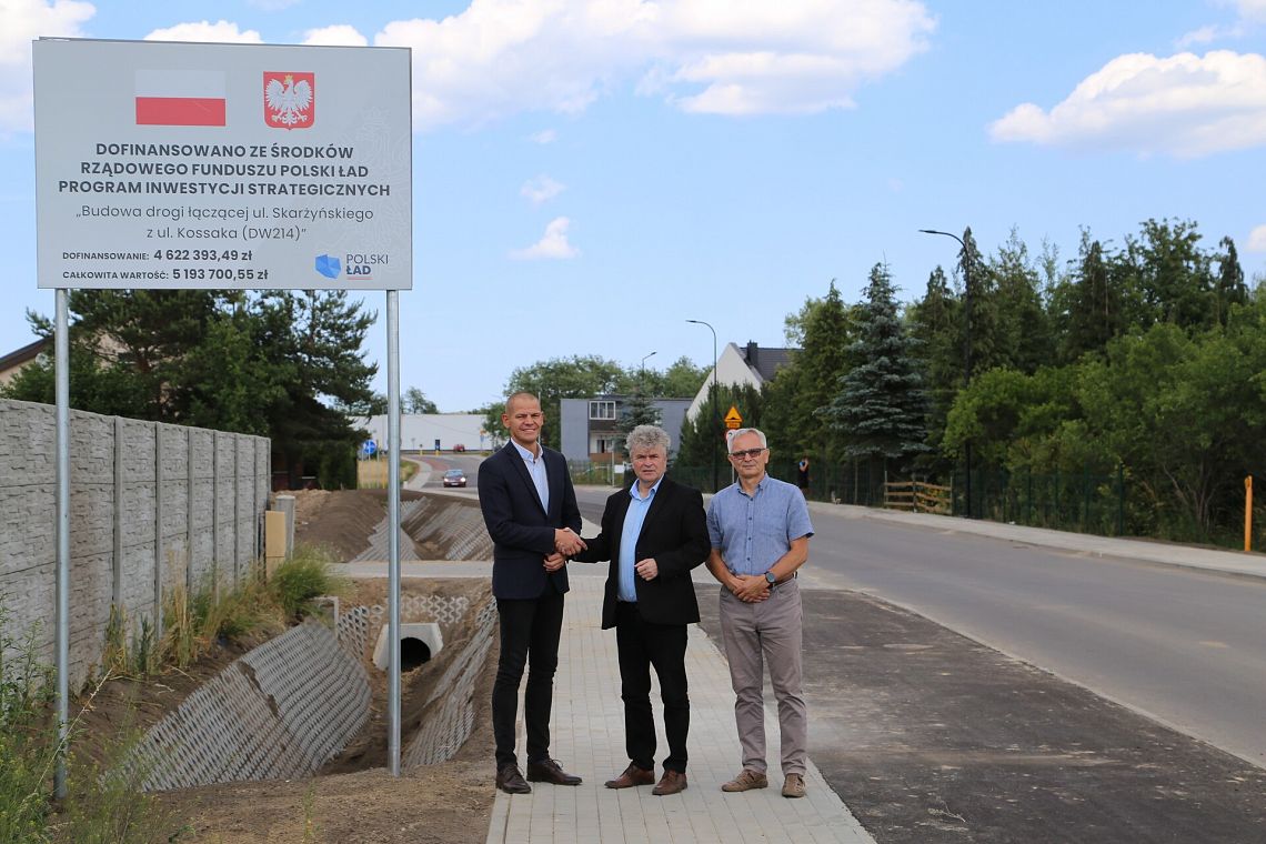 Nowa droga od Kossaka do Nadmorskiej ukończona 49281