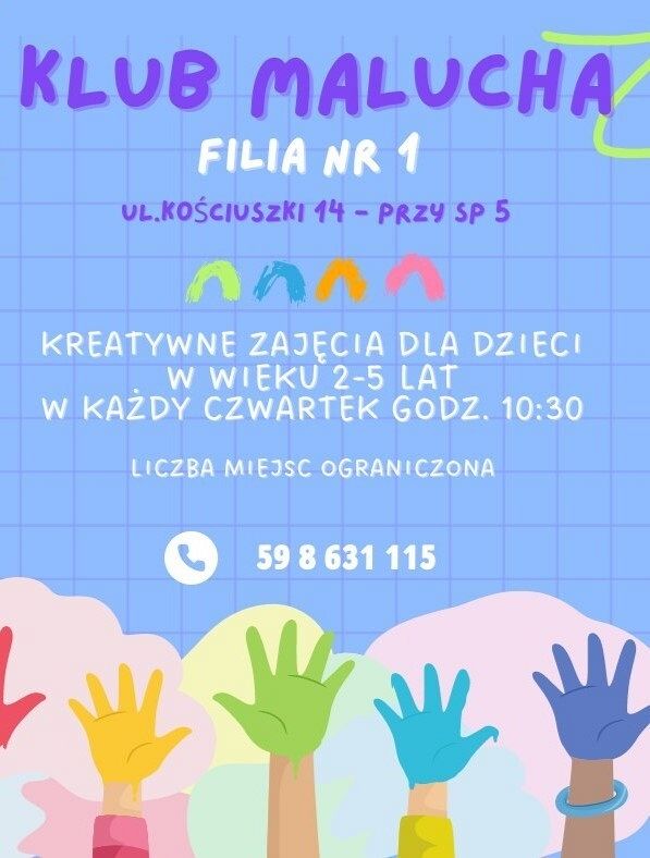 Klub Malucha w Filii nr 1 (ul. Kościuszki 14) 57264