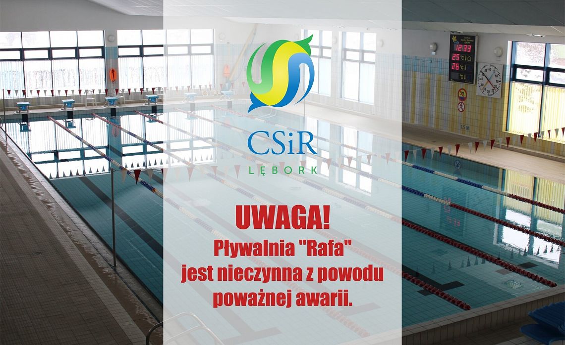 Pływalnia "Rafa" nieczynna! 57402