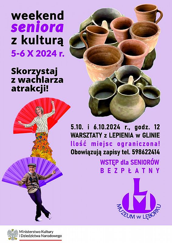 Weekend seniora z kulturą: Warsztaty lepienia w 57808
