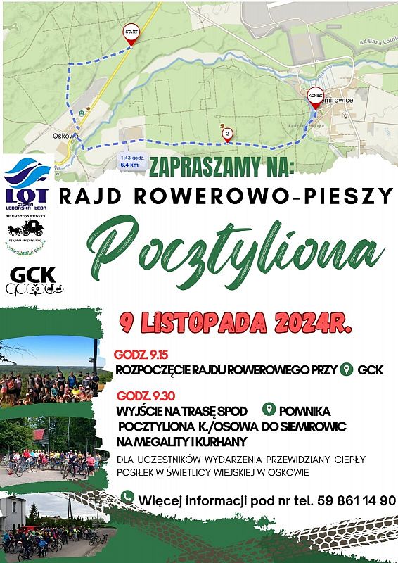 "Rajd Pocztylion 2024: Wędrówka i rowerowy 58734