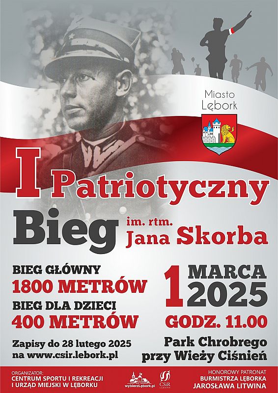 Po raz pierwszy w Lęborku Patriotyczny Bieg im. 61128