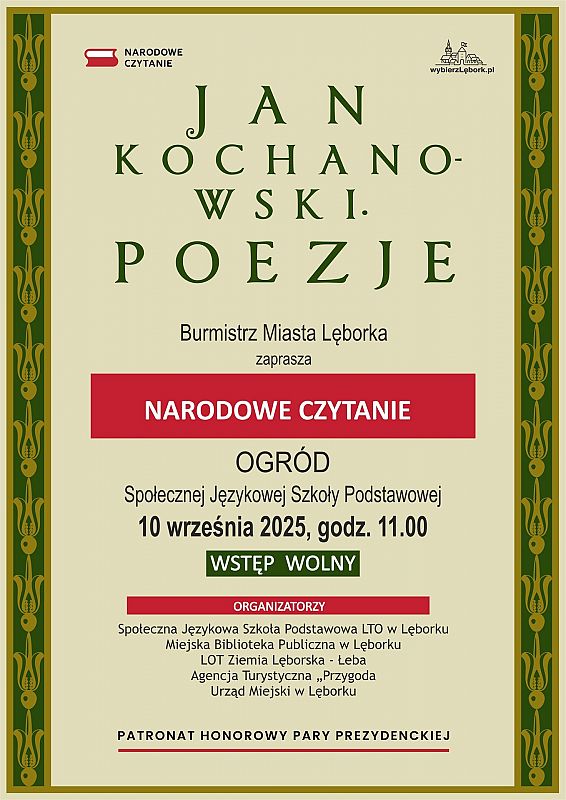 Narodowe Czytanie w ogrodzie 66873