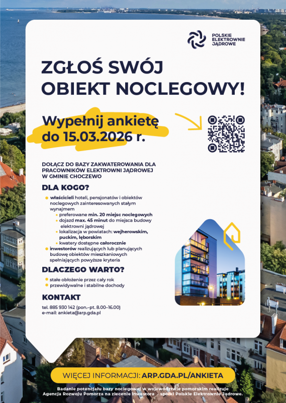 Badanie zasobów noclegowych w regionie 71248