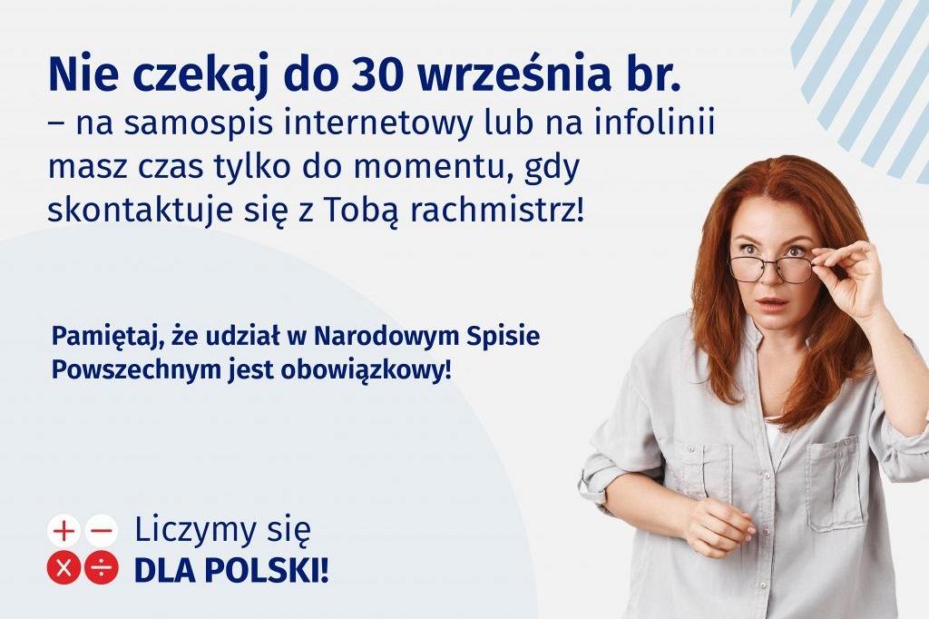 Spisz się jak najszybciej samodzielnie! Pamiętaj, masz na to czas tylko do momentu, gdy skontaktuje się z Tobą rachmistrz.